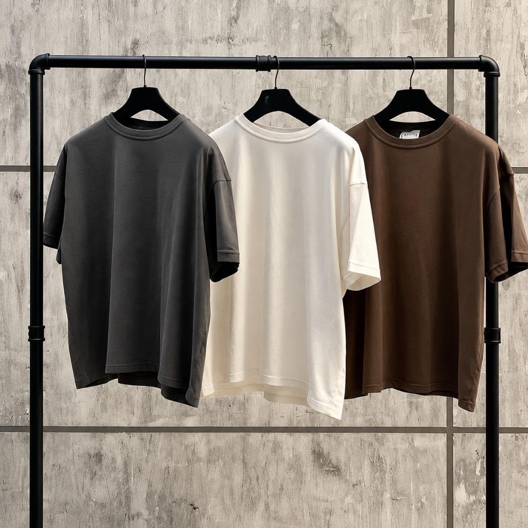 Kit com 3 Oversized Stretwear Básica
