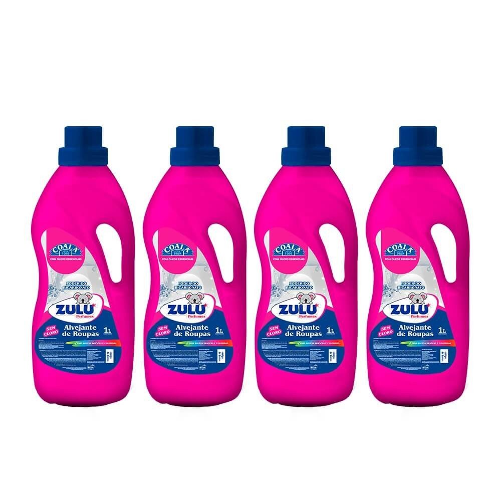 *Kit 4 Alvejantes de Roupas Zulu*