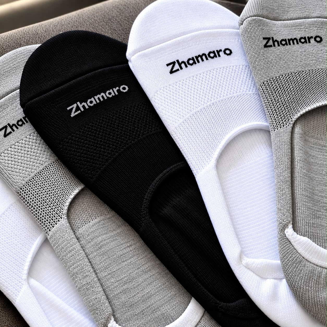 Kit com 10 Pares Meias Zhamaro Sapatilha Invisível