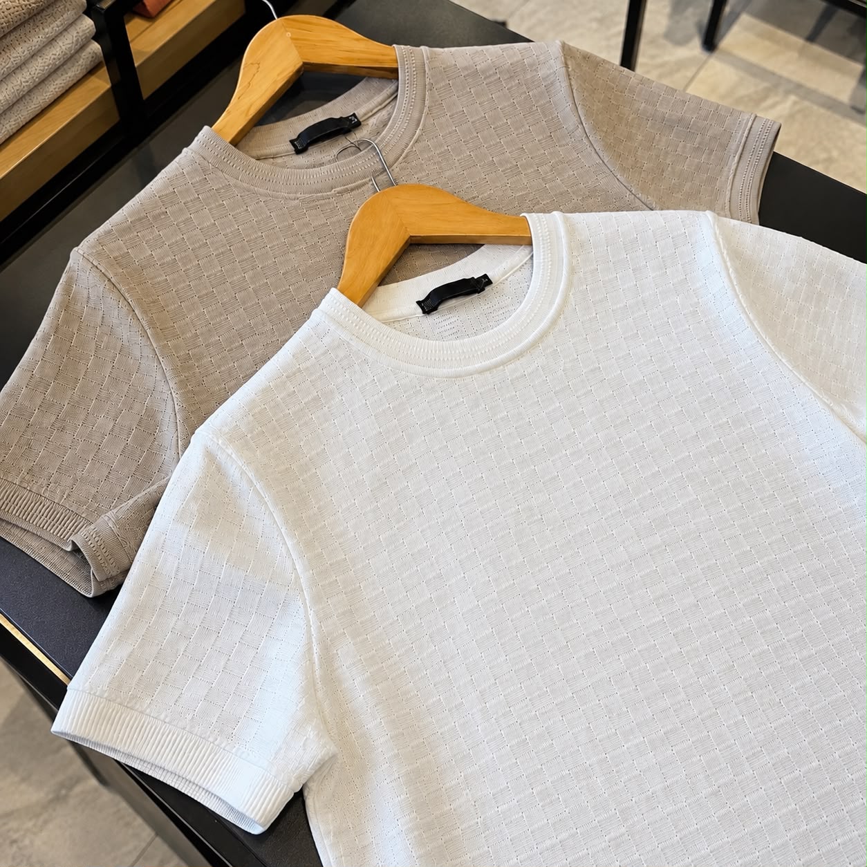Camiseta Xadrez Tricô