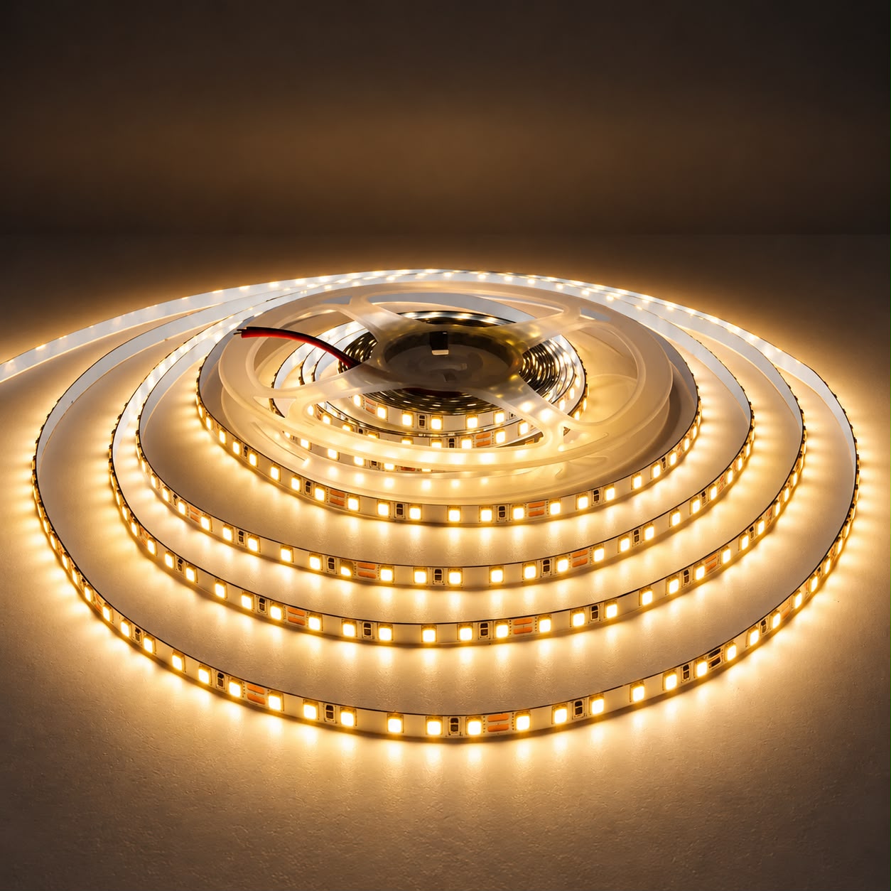 Fita Led Amarela 5m 300 Led Dupla